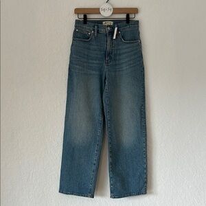 Madewell The Perfect Vintage Wide Leg Jean Women's Jeans Size 27 New
